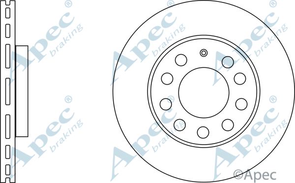 APEC BRAKING Bremžu diski DSK2577